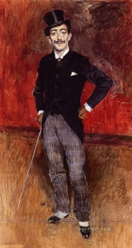 ジョバンニ・ボルディーニ Painting - ジョヴァンニ・ボルディーニ「コント・ド・ラスティ」ジャンルの肖像